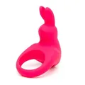 Rechargeable Vibrating Rabbit Cock Ring Pink Cockring Penisring Vibration