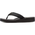 Badezehentrenner LASCANA, Damen, Gr. 38, schwarz, Obermaterial: 100% Textilmaterial. Decksohle: 100% Synthetik. Laufsohle: 100% Synthetik, unifarben, feminin, Schuhe Zehentrenner Dianette, Sandale, Pantolette, Badeschuh mit Ringapplikation "Italy" VEGAN
