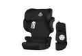 capsula® Autokindersitz faltbarer Kindersitz mit Isofix, Gruppe 2/3, 4-12 Jahre, schwarz, ab: ab 4 Jahren, (1-tlg), Autogurt