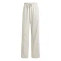 Adidas Women's Essentials 3-Stripes Open Hem French Terry Pants, Wonder Alumina/White, S