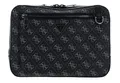 GUESS Vezzola Crossbody Umhängetasche Tasche Dark Black schwarz hellgrau Neu