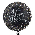 Gold Celebration Happy Birthday Foil Balloon
