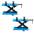 2x Hebebühne ConStands Mini-Lift Scherenheber bis 500kg in blau Spar-Set
