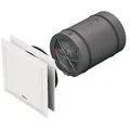 Helios KWL EC 45-160 EcoVent Verso Lüftereinheit, Dezentrales Lüftungssystem mit Wärmerückgewinnung, DN 160 mit Innenblende und Filter