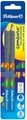 Schreiblernstift Combino 2er Blister Blau dreikant mit Namensschild