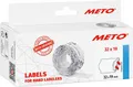 METO Preis-Etiketten 30007361 Permanent haftend Etiketten-Breite: 32mm Etiketten-Höhe: 19mm Rot 5000St.