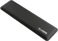 Glorious Gaming Padded Keyboard Wrist Rest (TKL, 17 mm stark) - gesteppte Ränder, glatte Stoffoberfläche, rutschfeste Gummibasis, mittlere Festigkeit, 360 x 100 x 17 mm - Schwarz