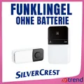 SILVERCREST Funkklingel ohne Batterie 2 Signalarten, 16 Töne, weiß