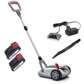 IKRA Akku Rasenmäher ICHM 20 | 20V | 21 cm Schnittbreite | Mulchfunktion | 3 Schnitthöhen 25–48 mm | für Rasen bis 50 m² | mit 2 Akkus 2,0 Ah & Lader