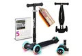 KINNAZ Tretroller Kinderroller ab 5 Jahre, faltbar, Höhe einstellen, LED Räder, Garantie, (Kinderroller, Kinnaz Two), faltbar, höhenverstellbar, LED Räder, Ersatzteilservice, aus Hamburg