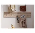 trendteam Wandgarderobe MaleaGarderobe, Wandboard Garderoben Flurgarderobe Wandpaneel Braun 88x18x2cm
