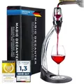Weinbelüfter Wein-Dekanter Dekantierer; Weinlüfter Deluxe Wein-Ausgießer mit Ständer; Magic Decanter (Deluxe)