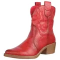 Elara Western Boots Damen im minimalistischen Cowboy-Style Cowboystiefel rot 39 EU