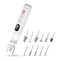 medisana MP 940 Maniküre & Pediküre Set kabellos, Nagelfeile elektrisch, Nagelfräser und Hornhautentferner, Nagelpflegeset für Hand- und Fußpflege und Behandlung von Nägeln, Nagelhaut & Hornhaut