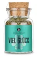 Ankerkraut "Viel Glück" Anlass-Geschenk, Kräuter der Provence mit Rosmarin, Basilikum, Thymian, für Wild, Coq au Vin und mediterrane Gerichte, 30 g im Korkenglas