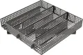 Jaeger Räuchereiprodukte Räucherbox Sparbrand in Edelstahl, verstellbar, Raucherzeuger für Grills, Öfen