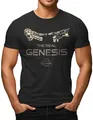 GASOLINE BANDIT Herren T-Shirt für Motorradfahrer original Design:The Real Genesis