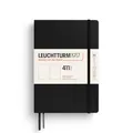 LEUCHTTURM1917 372930 Notizbuch 411 Medium (A5), Hardcover, 411 nummerierte Seiten, Schwarz, Blanko, Mehr Gedanken, mehr Ideen, mehr Erinnerungen, mehr Seiten