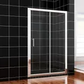 Duschtür Schiebetür Duschkabine Dusche Duschabtrennung Glas 120x185cm Nischentür