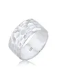Elli Ring Damen Band Basic Gehämmert in 925 Sterling Silber