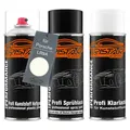 Lack Spraydosen Set Kunststoff für Porsche LR9A Sand Campanella Weiss Sandweiss