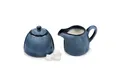 SÄNGER Milch- und Zuckerset Darwin (2-tlg), Steingut, Handmade, Blau, Premium Collection