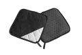 LURCH Topflappen Silikon/Textil schwarz Paar
