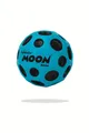 Waboba Moon Ball – am Höchsten Springender Gummiball – Patentiertes Original-Design – Ballkrater Erzeugen beim Aufprall ein knallendes Geräusch – Leicht Greifbar – Flummies für Kinder - BLAU - 65 mm