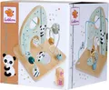 Eichhorn - Motorikschleife, 2 Schleifen, Spiegelfläche, Birkenholz *NEU* Panda