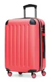 Hauptstadtkoffer Spree - Handgepäck, 55 x 36 x 21 cm, TSA, 4 Rollen, 42 Liter, Reisekoffer, Hartschalenkoffer, Rollkoffer, Bordgepäck Koffer, erweiterbar, Koralle