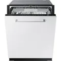 Samsung DW8700B A Vollintegrierbarer Geschirrspüler mit Festtürtechnik, 60cm, 14 Maßgedecke Weiß