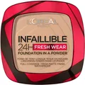 L'Oréal Paris Infaillible 24H Fresh Wear Make-Up-Puder 330 Hazelnut Puder (lose) 9g Kompakt Foundation