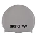 ARENA Classic Unisex Silikon-Badekappe, Schwimmkappe für Frauen und Männer, Badekappe mit Verstärktem Rand, Weiche und Strapazierfähige Schwimmkappe