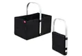 achilles Einkaufskorb Handle-Box Einkaufs-Korb mit Aluminium Griff Faltbarer Shopper