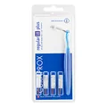 Curaprox Interdentalbürsten CPS 18 regular plus, violett, 2 mm Durchmesser, 8 mm Wirksamkeit, Set mit 5 Zahnzwischenraum-Bürsten CPS regular 18 und Halter UHS 451