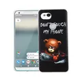 Handy Hülle für Google Pixel 2 XL Bär Dont Touch Tasche Cover Motiv Slim TPU Neu