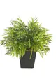 Kunstbaum Künstlicher Bambus Topf - Naoto, 25 cm, Emerald
