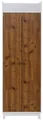 Garderobenschrank OTTO HOME "Goslar", weiß (weiß, eichefarben), B:62cm H:180cm T:50cm