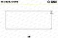 NEU - GLYCO 71-3728/4STD Pleuellager für AUDI FORD SEAT SKODA VW