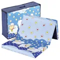 Bambini klappbare Reisebettmatratze Reisematratze 120x60 cm Schäfchen NEU