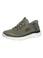 Skechers Herren Slip-Ins Summits High Range Trainer, Olive/Black, 46 EU