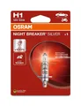 ams-OSRAM Glühlampe Fernscheinwerfer NIGHT BREAKER® SILVER 64150NBS-1BL H1 12V
