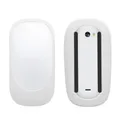 kwmobile Silikon Schutzhülle kompatibel mit Apple Magic Mouse 1/2 Hülle - Rutschfestes PC Maus Cover aus softem Silikon - Weiß