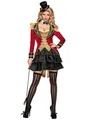 Maskworld Sexy Zirkusdirektorin Kostüm - Ring Mistress -Größe: XXL - Burlesque Damen Verkleidung Karneval Halloween & Motto-Party