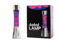 I-TOTAL - Flüssige Lavalampe 40 CM (Lila Rosa Gravity Silber)