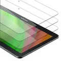 "Cadorabo 3x Panzer Folie für Samsung Galaxy Tab 4 (10.1\" Zoll) SM-T530 / T535 in Transparent Tablet Schutzfolie Tempered"
