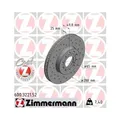 2x Bremsscheibe ZIMMERMANN 600.3221.52 passend für VAG AUDI (FAW) VW (FAW)