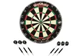 Winmau Dartscheibe Dartboard Pro SFB Set inklusive 2 Satz Steeldarts, Dartscheibe Dart Scheibe Darts