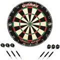 Dartboard Winmau Set Pro SFB + 2 Set Steeldart Winmau Darts Pfeile NEU OVP