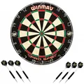 Winmau Dartscheibe - Dartboard Set - PRO-SFB - inklusive 2 Satz Winmau Steeldart
